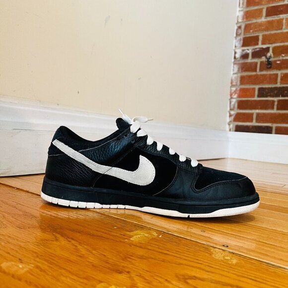 Nike Dunk 2008 Black Sail White Size 13 Sneakers 318020-013 - Picture 2 of 16